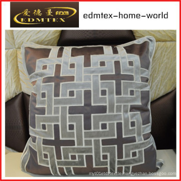 Embroidery Decorative Cushion Fashion Velvet Pillow (EDM0282)